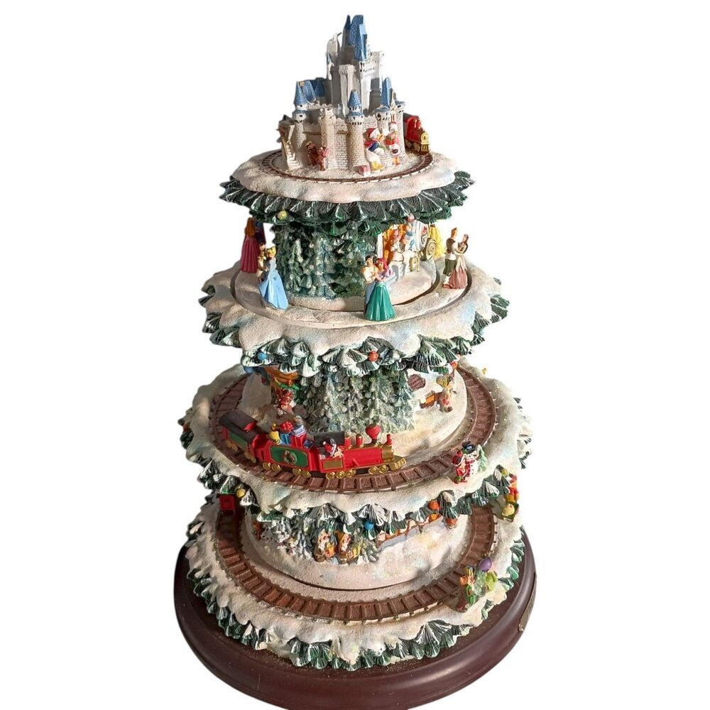 The Wonderful World Of Disney Animated Christmas Tree Hawthorne Village Musical - Picture 2 of 9